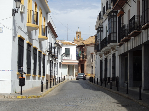 Typical White Plaster Street Views.